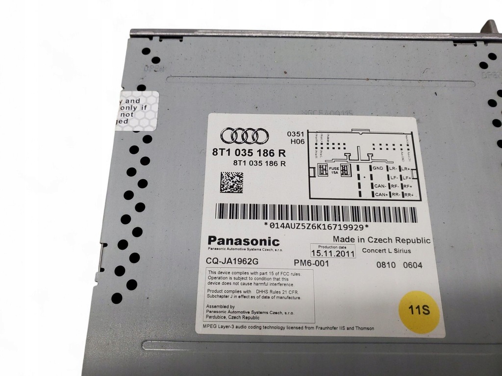 фото №7, Audi q5 sq5 2012 панель / радіопрогравач cd/dvd/gps