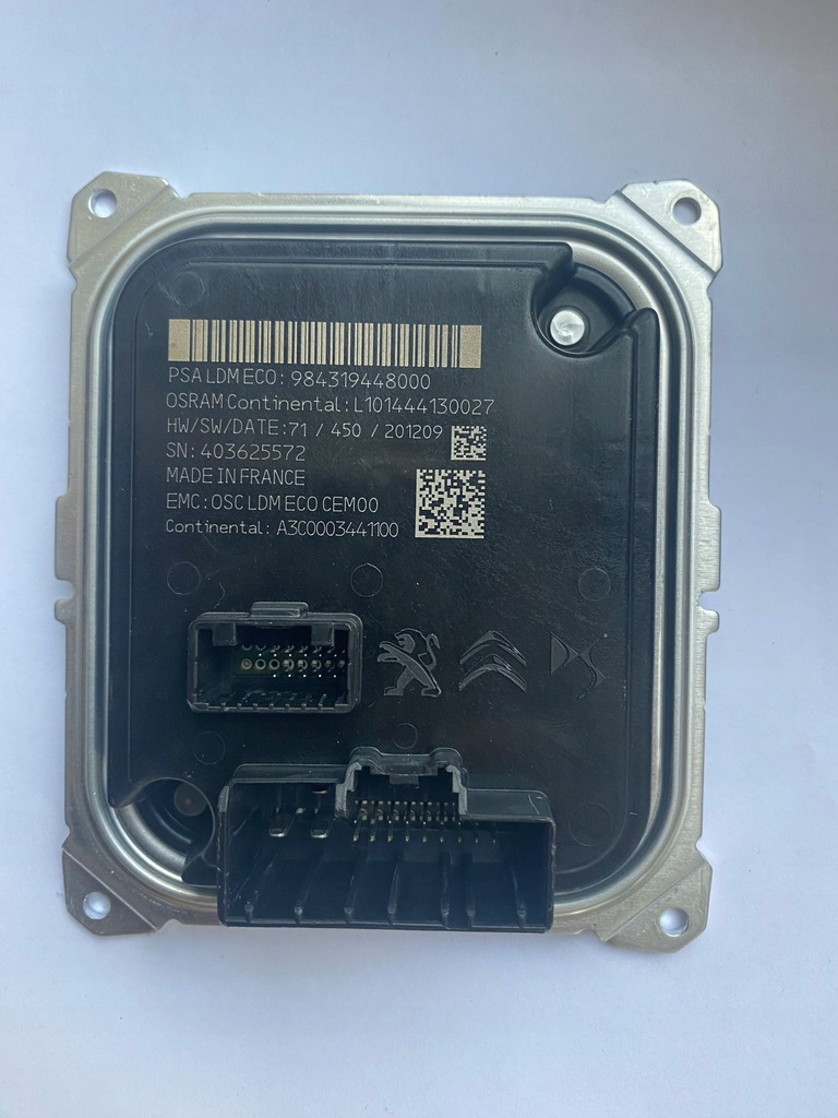 фото №1, Перетворювач модуль led citroen peugeot ds