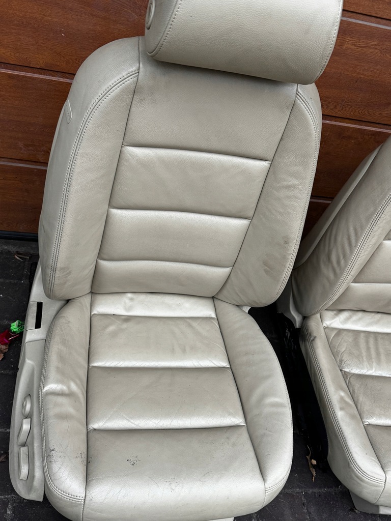 фото №5, Audi a6 c6 сиденья сиденье левый правый комплект электрический подогрев бежевые sedan