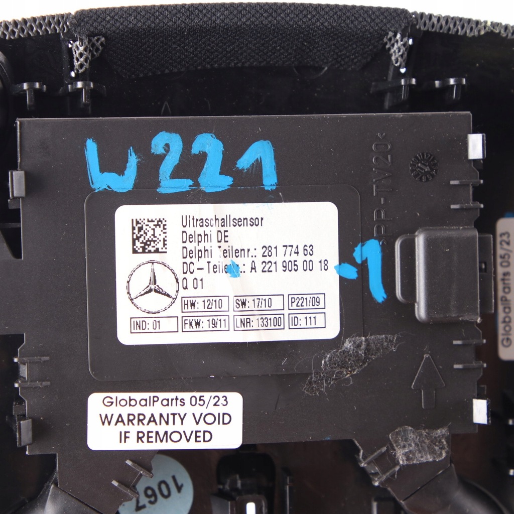 фото №10, Mercedes w221 блок керування модуль датчик сигналізація стеля чорний a2219050018