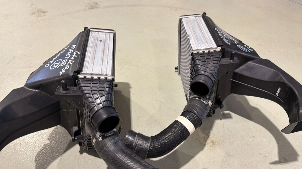 фото №1, Maserati ghibli trofeo kompletny интеркулер радиатор левый