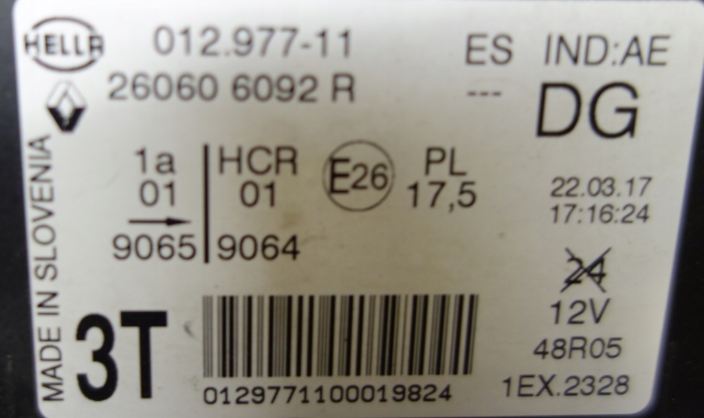 Renault captur 1 рестайлинг  2017-19 full led 260606092 pure фонари перед передние Недорого