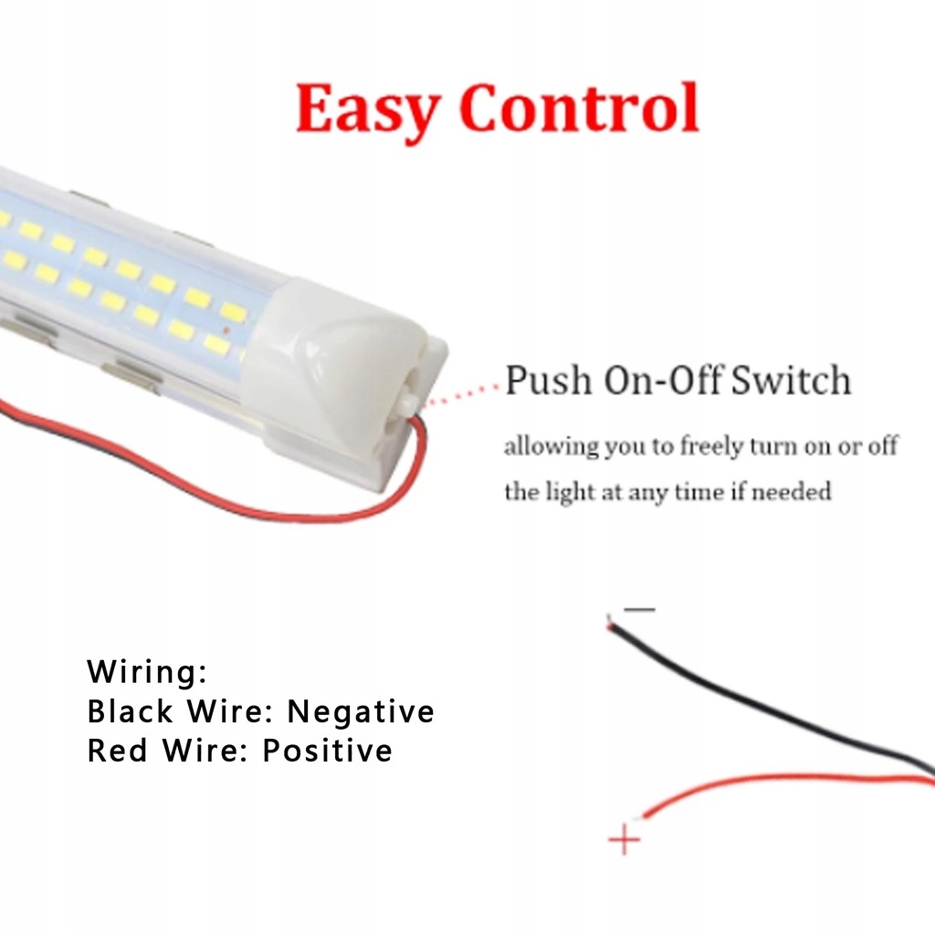 фото №7, 12v 72led лампа внутренняя молдинг осветительная