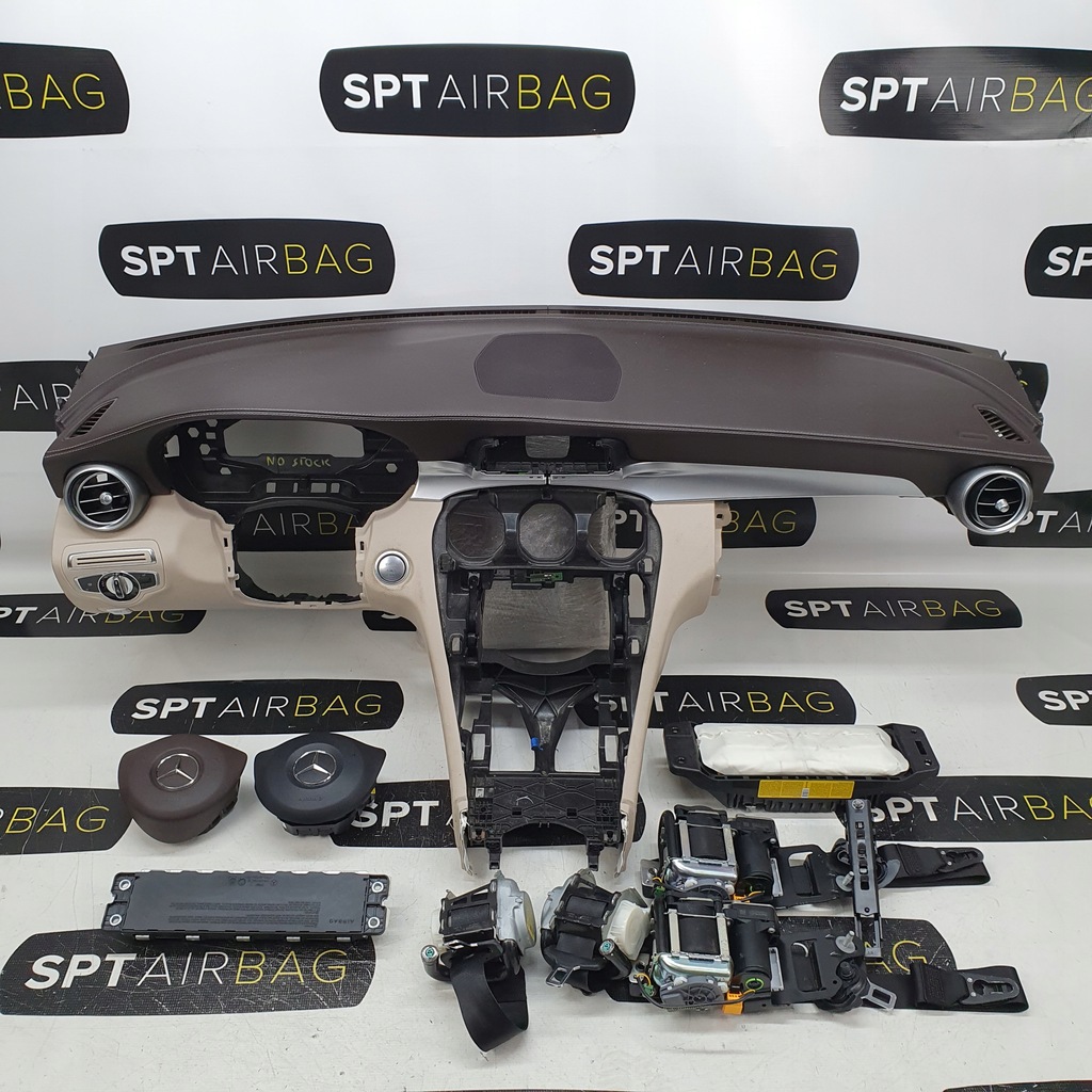 фото №1, Mercedes w205 приборная панель консоль подушки безопасности подушка безопасности