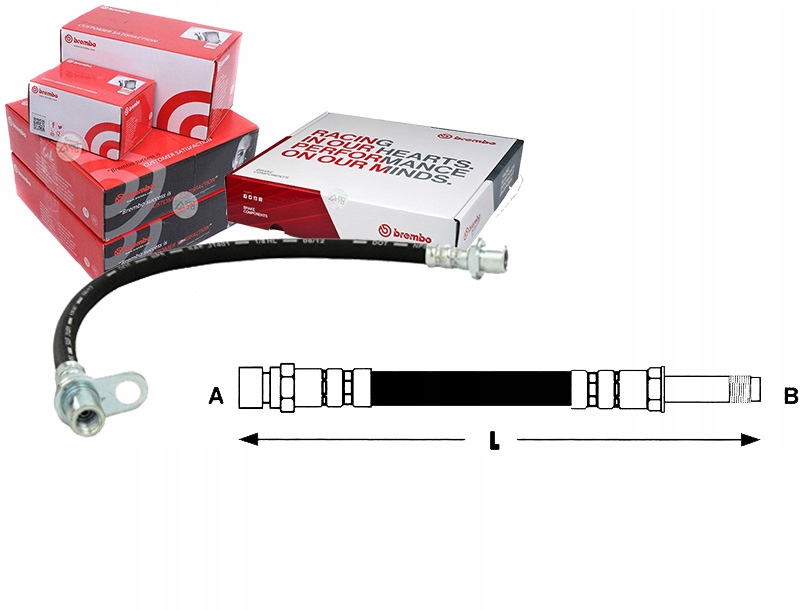 фото №1, Шланг тормозной elast. ford galaxy seat alhambra