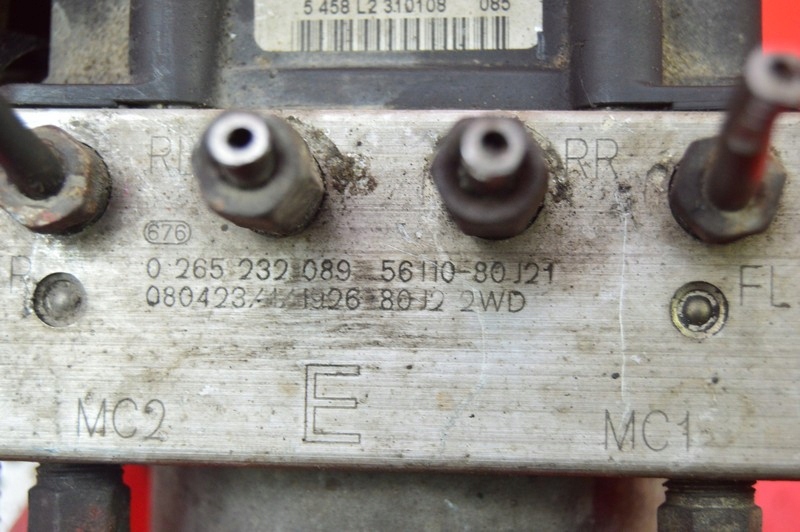 фото №7, Насос abs 56110-80j21 0265232089 suzuki sx4 1 i 1.6 16v 107 km 06-14