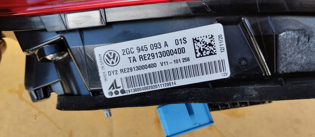 фото №9, Лампа задня w кришка задня ліва volkswagen vw t-roc cabrio 2gc945093a
