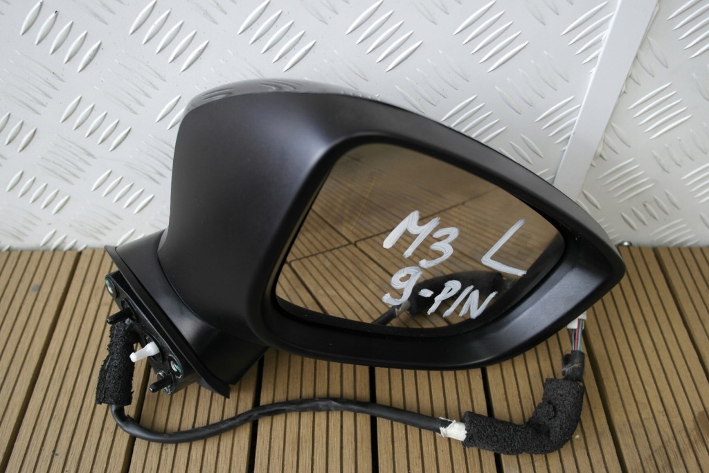 фото №1, Mazda 3 bm lift 17-18 дзеркало праве 9-pin rvm асистент колір 46g europa оригінальний номер