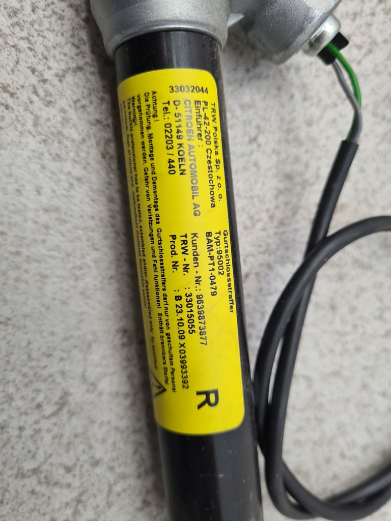 фото №14, Citroen c3 i подушка безопасности подушки безопасности натяжители