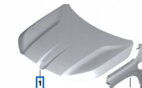 фото №1, Капот bmw xm g09 41615a2fce1 оригінал