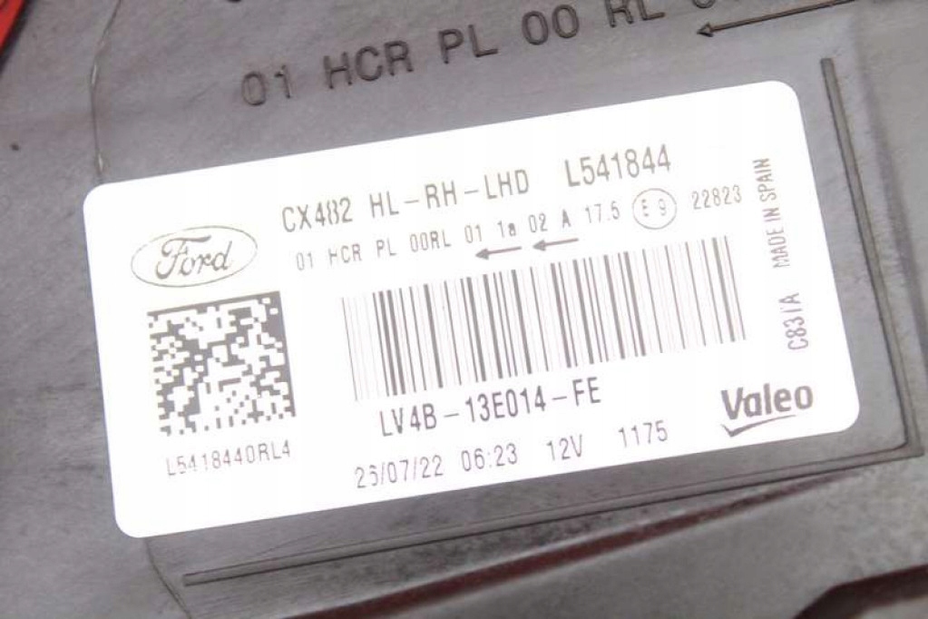 фото №7, Фара правый лампа перед full led eu lv4b-13e014-fe ford kuga 3 iii mk3