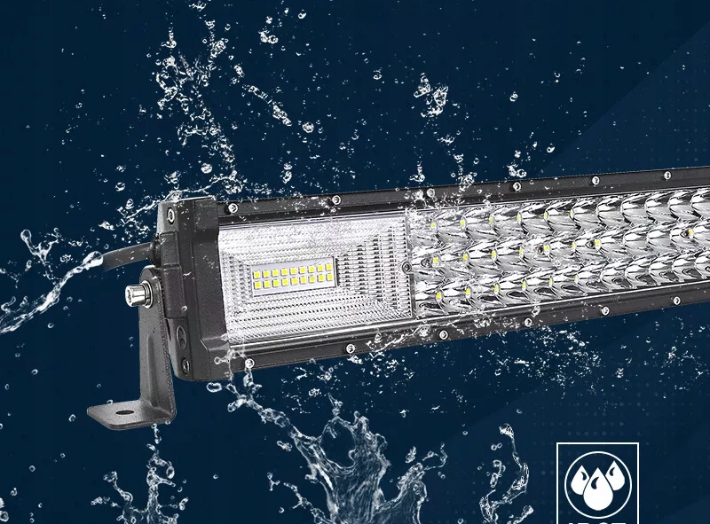 Лампа робоча протитуманна фара dalekosiężna прожектор 12v 24v 135x led cree 405w 80cm Недорого