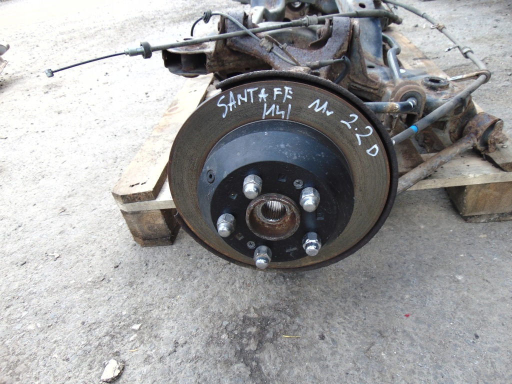 фото №8, Hyundai santa fe ii lift балка підвіска заднього важіль поворотний кулак 2011r