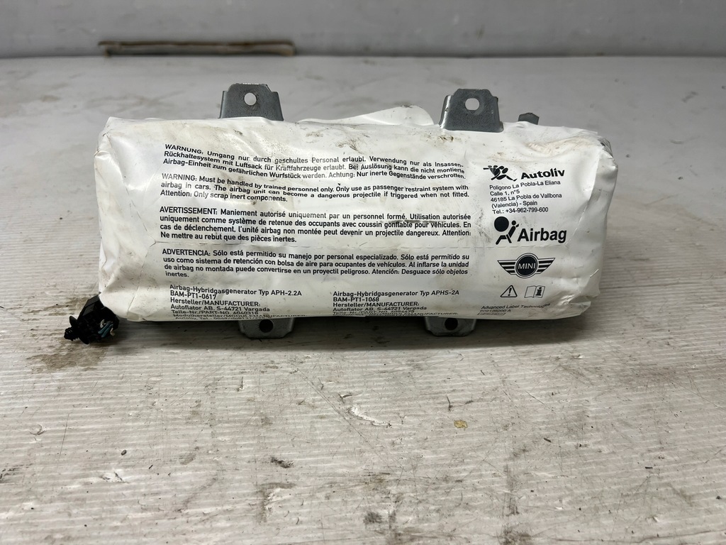 фото №4, Подушка пассажира mini one - cooper coupe r56 275573502