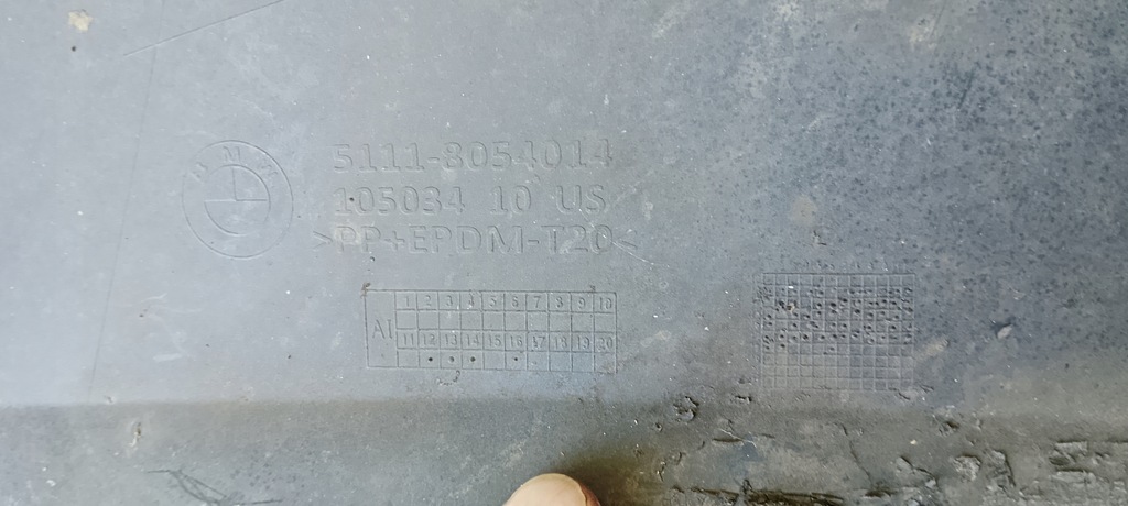 фото №14, Бампер перед передній bmw x5 f15 13-18rok m-pakiet 51118054014 8054014 oryg