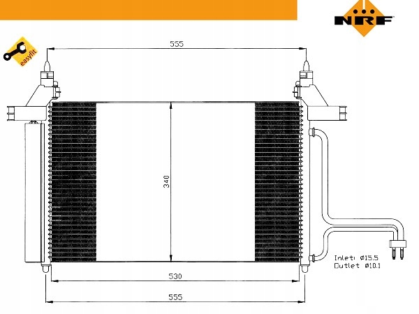 фото №2, Nrf 35495 конденсатор, кондиціонер