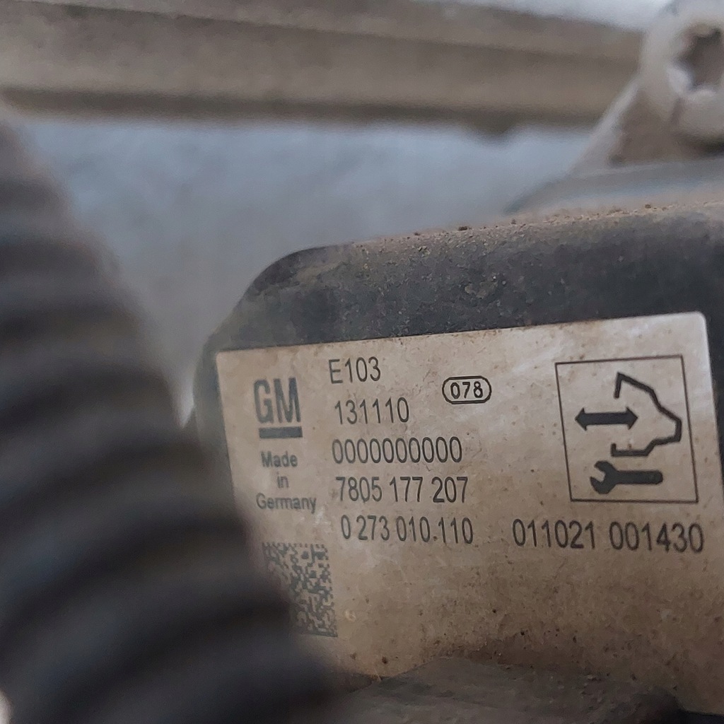 фото №11, Opel astra j трансмиссия рулевая рейка 7805974611 7805177207 7805501451