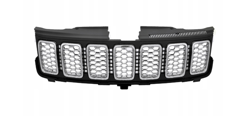 фото №1, Jeep grand cherokee wk2 2017- решітка радіатора хром комплект