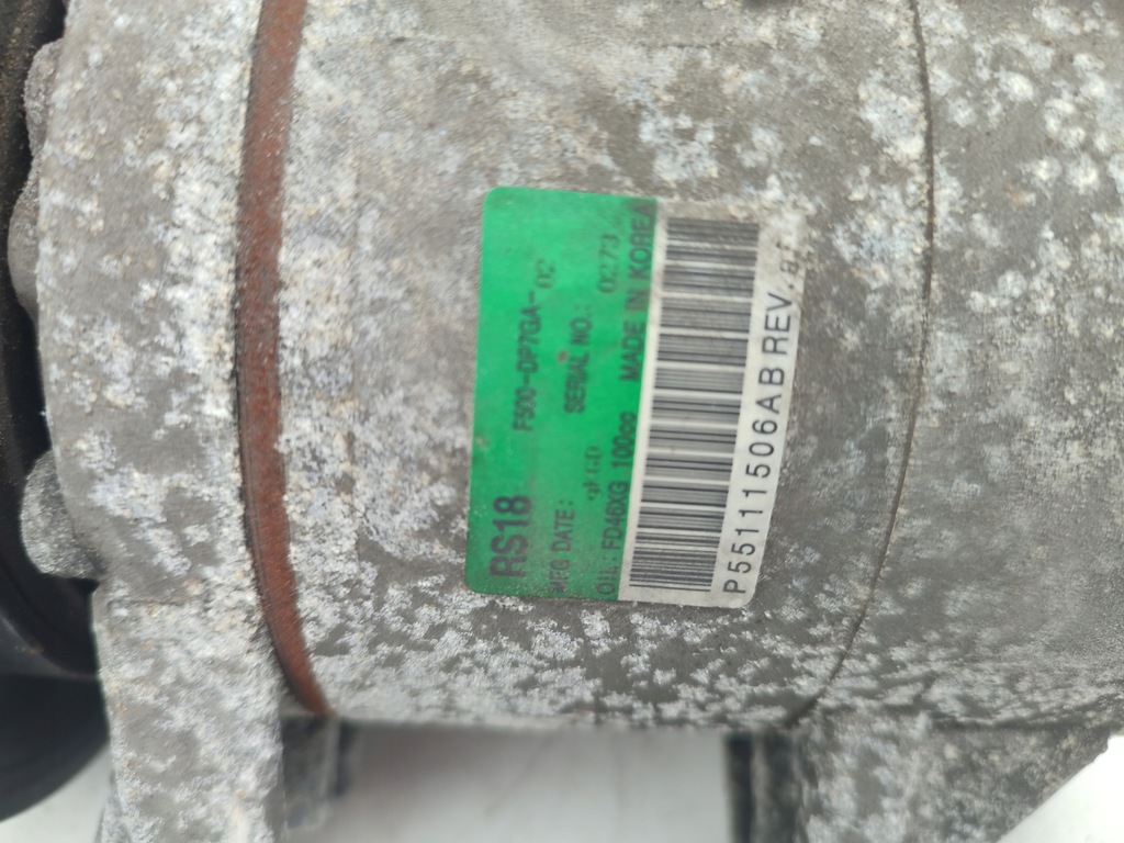 фото №6, Компресор кондиціонера jeep cherokee liberty kk 3.7 v6 f500-dp7ga-02