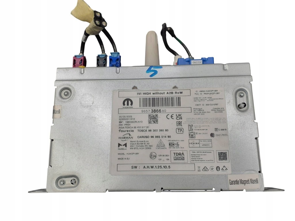 фото №1, Peugeot 2008 ii gt 2023 панель / радіопрогравач cd/dvd/gps / 9857386680