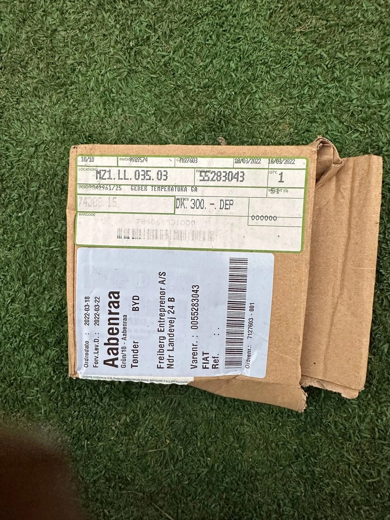 фото №1, Fiat ducato iii nowa оригинальная датчик лямбда-зонд 55283043