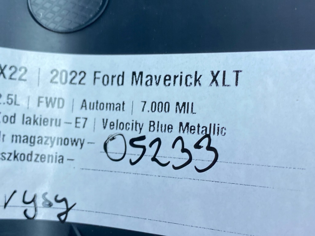 фото №6, Захист стійка c блок двигуна ford maverick 2022+ usa