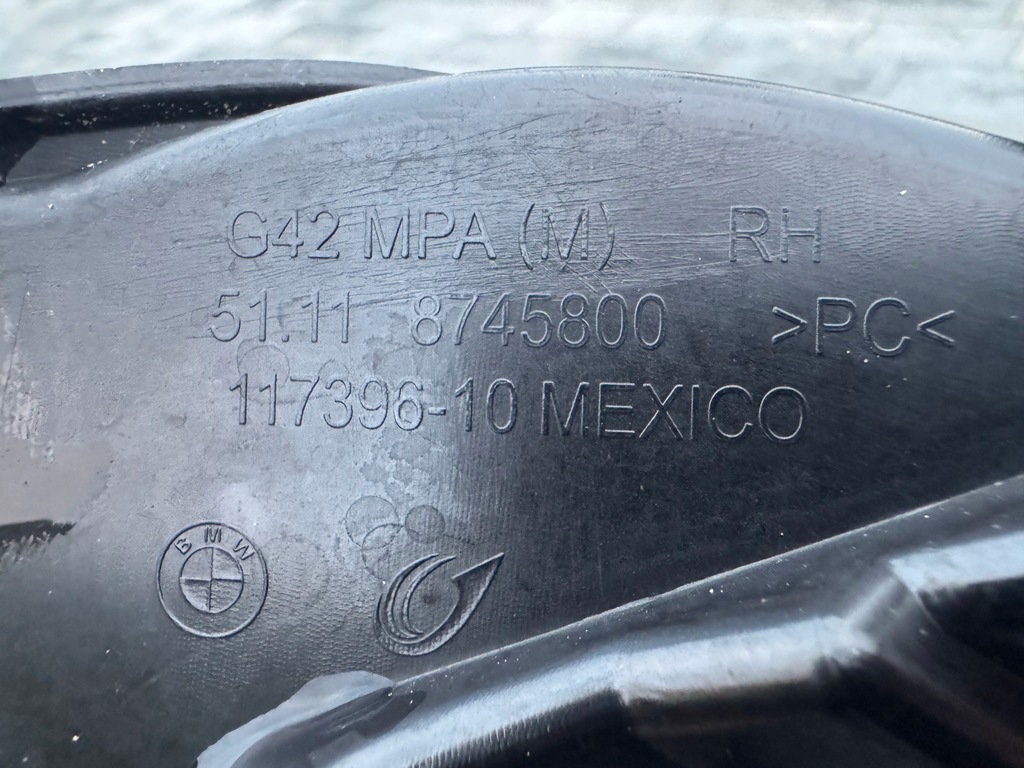 фото №11, Бампер права решітка bmw 2 ii g42 m-pakiet оригінал ні клеєна