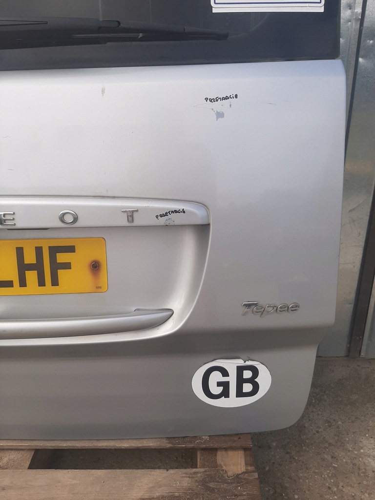 фото №7, Крышка багажника стекло задняя jumpy fiat scudo peugeot expert ii 2007-2014