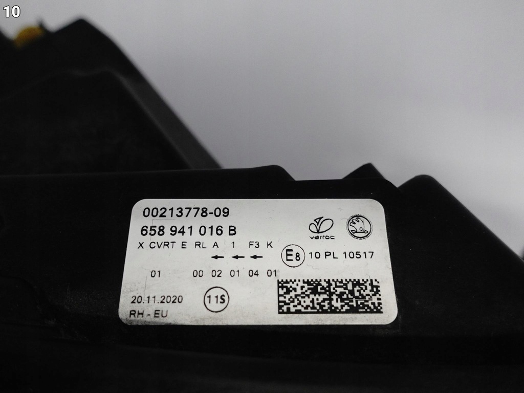 фото №11, Skoda kamiq 658 19-23 crystal full led лампа права eu