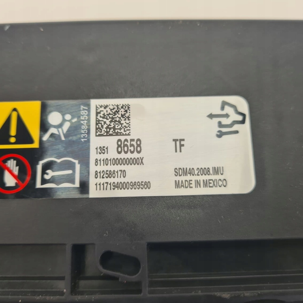 фото №3, Модуль подушка безопасности датчик opel insignia b 2.0 cdti