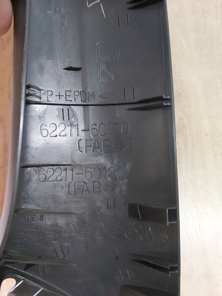 фото №5, Toyota land cruiser 120 02- накладка стійка a права