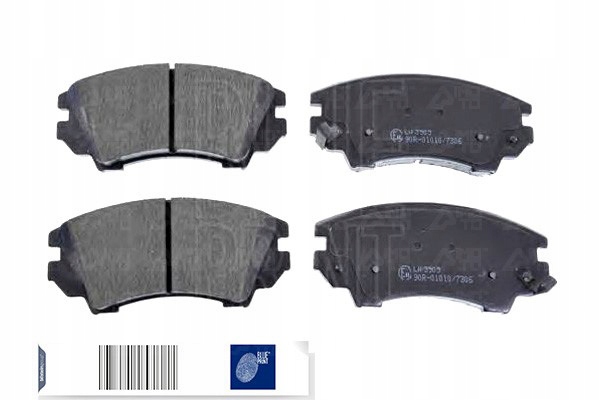 фото №1, Blue print adw194202 набор тормозных колодок тормозных, тормоза дисковые
