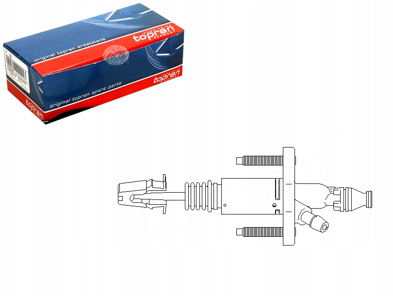 фото №1, Top207 632 насос сцепления 15,87mm fiat croma