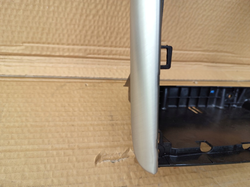 фото №4, Рамка середня панель радіо mercedes w169 lift алюміній шліфований