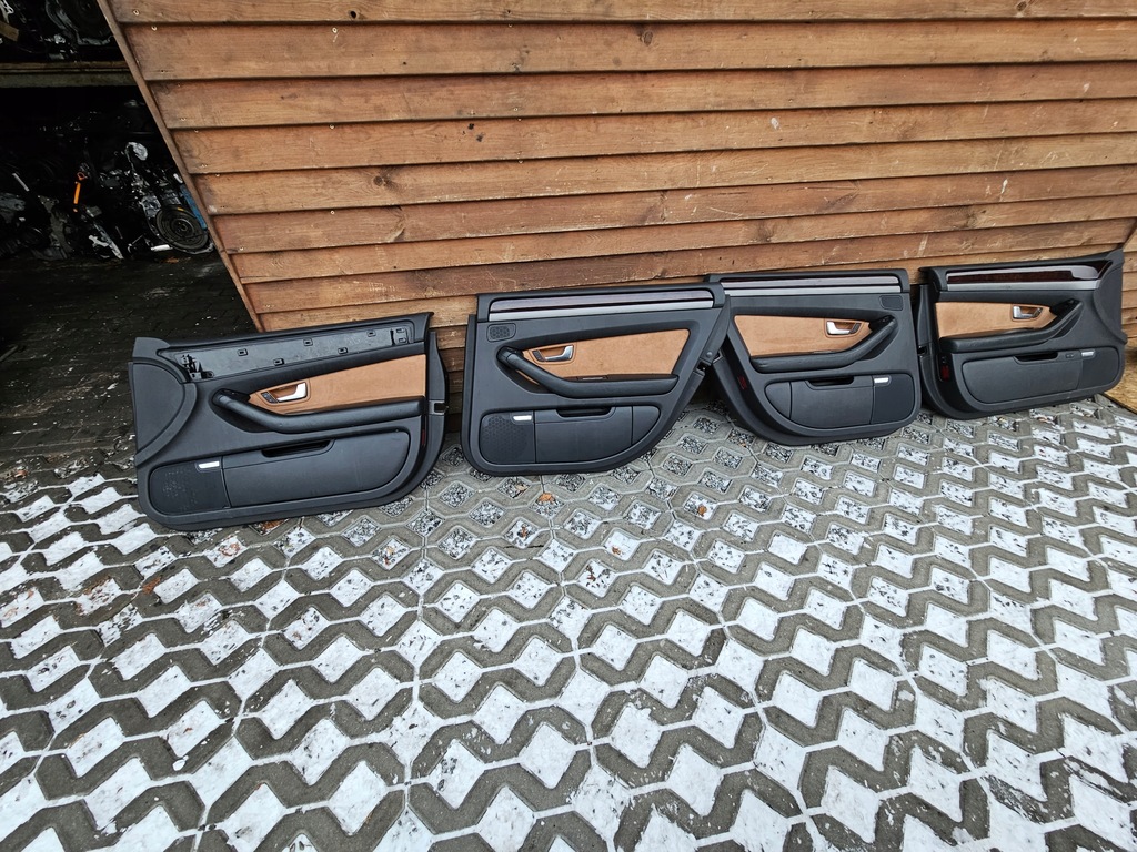 фото №1, Обшивки дверь комплект audi a8 d3 lift