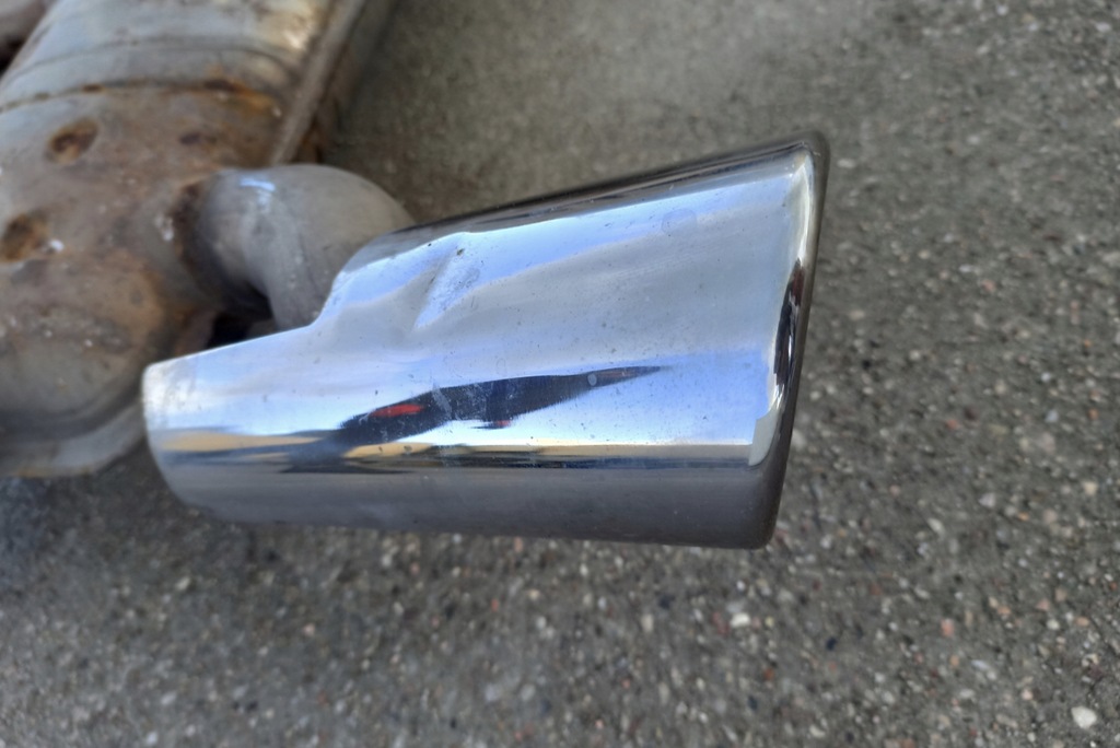 фото №7, Jaguar xk ii x150 4.2 вихлоп труба гасник задній + середній наконечник вихлоп