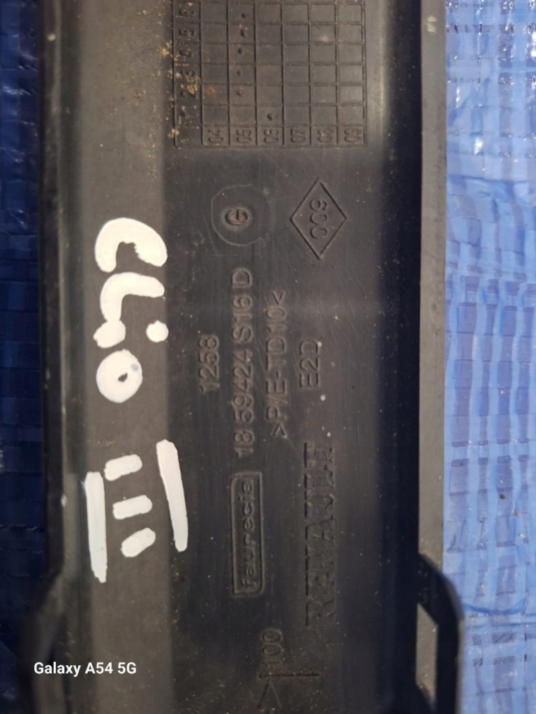 фото №3, Молдинг бампера правый перед правая передняя renault clio iii