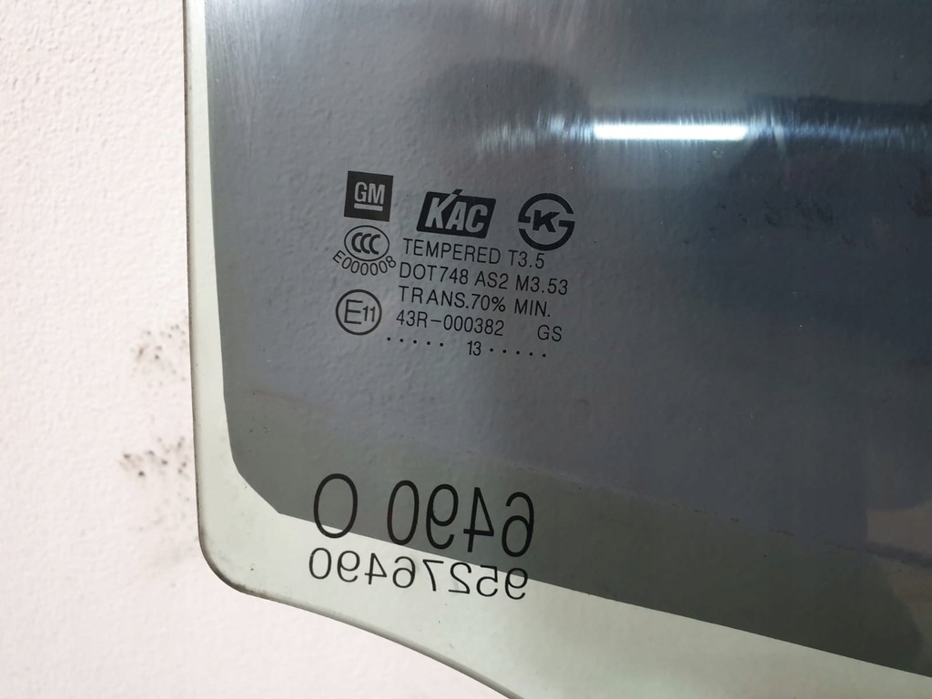 фото №2, Стекло дверь правый задняя opel mokka 2013 rok