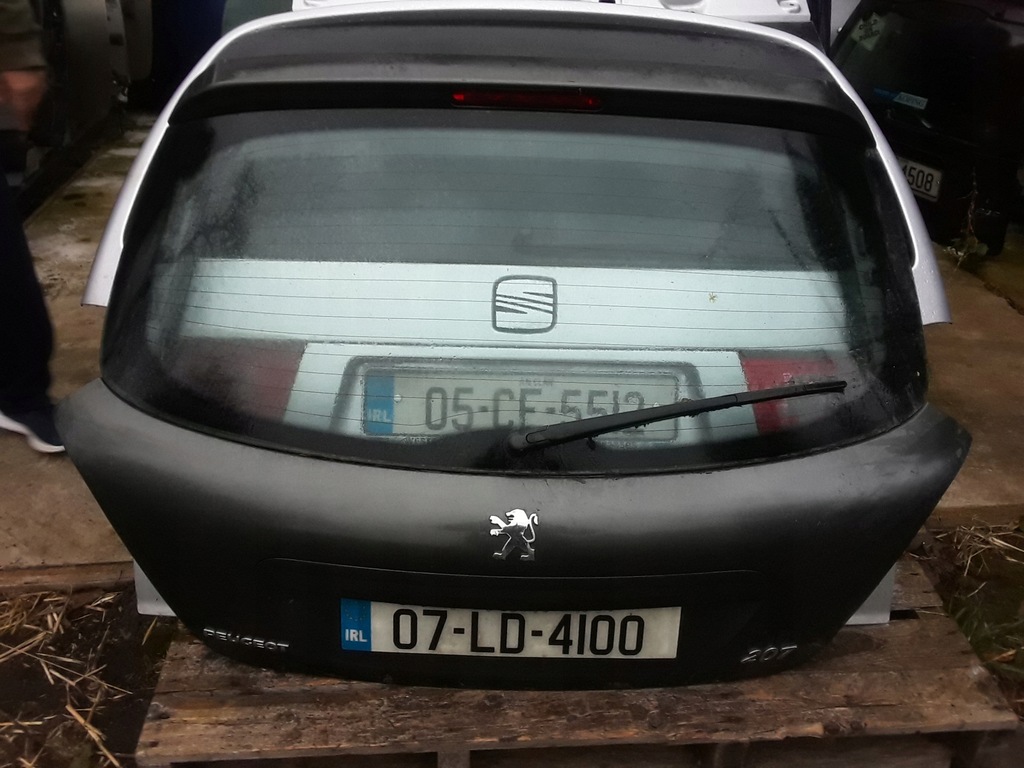 фото №1, Peugeot 207 кришка багажника задня hb 5d 2007r