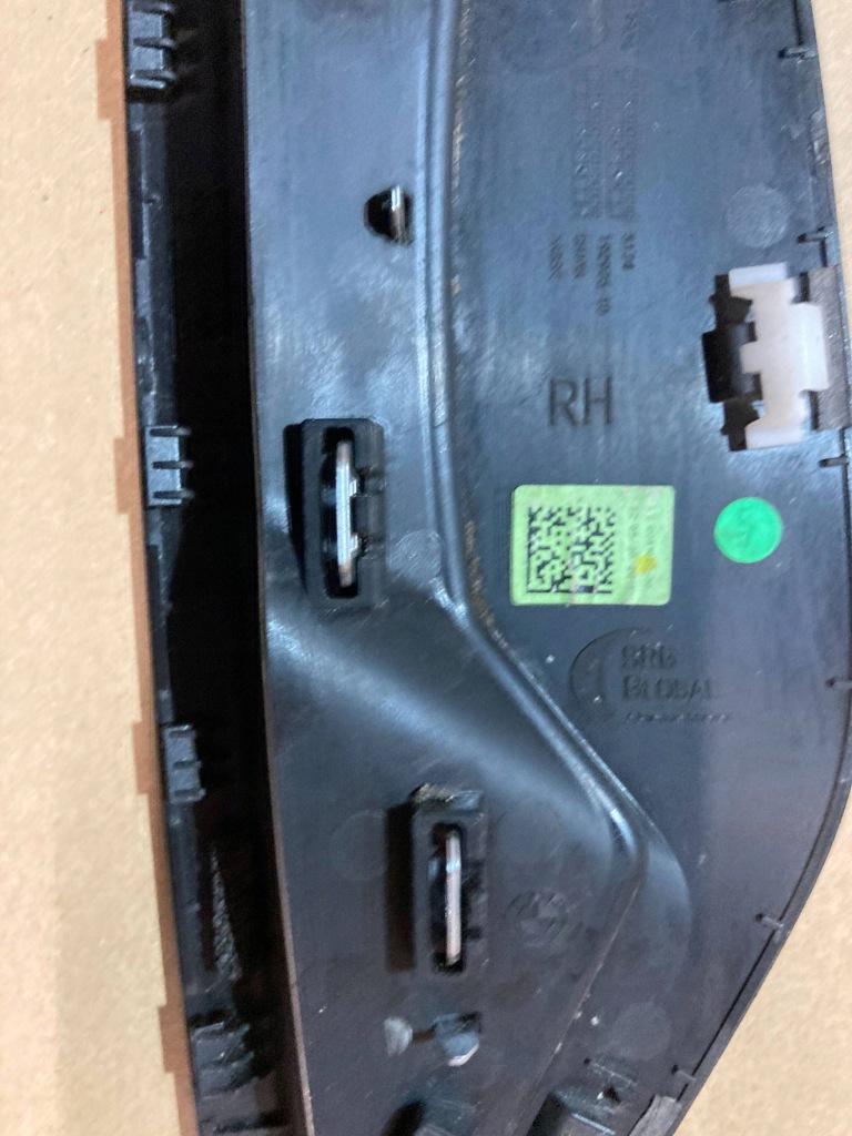 фото №10, Bmw 8 g14 решётки крыльев впуск воздуха комплект orygi.