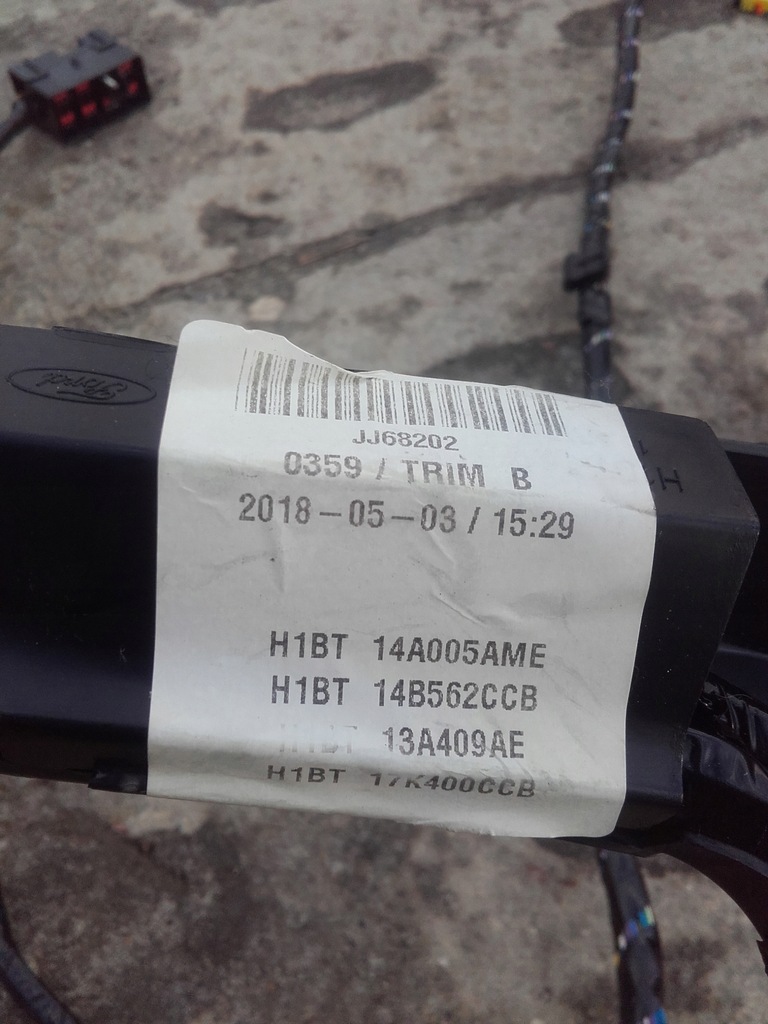 фото №10, Ford fiesta mk8 жгут электропроводка салона салон