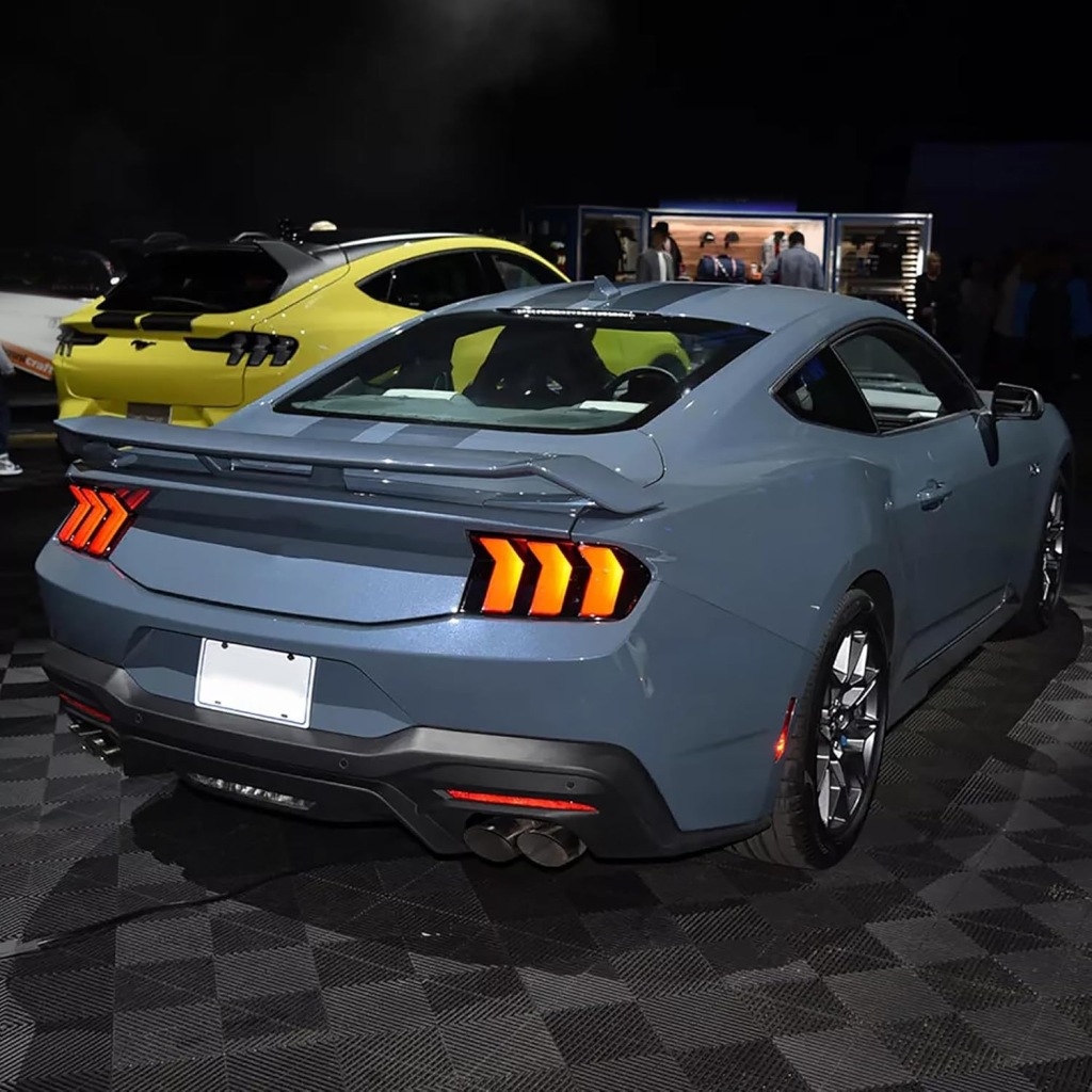 Ford mustang 2015-23 фара фонари задние full led vland тонированные поворотник жёлтый Доставка