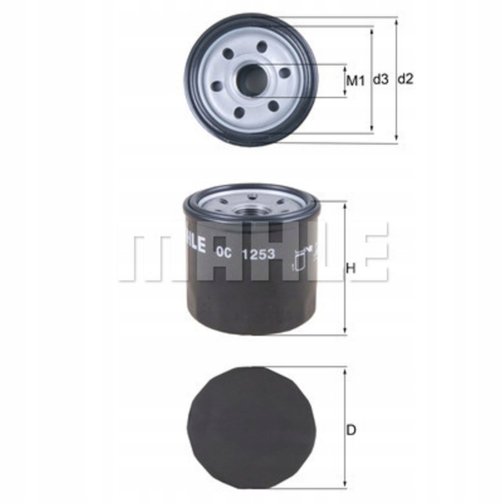 фото №3, Фільтр оливи knecht oc 1253