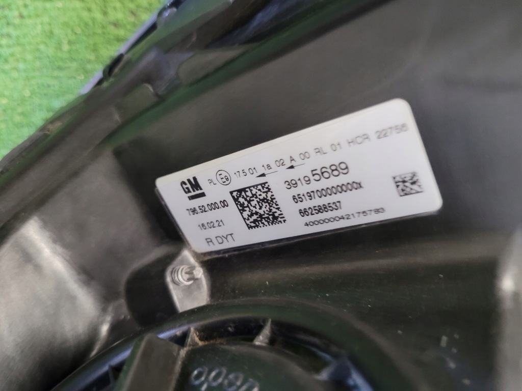 Opel astra k v 5 рестайлинг  full led лампа правая фара правый 39195689 Цена