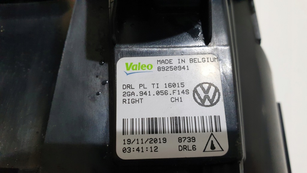 фото №10, Лампа drl led протитуманна фара правий vw t-roc 2ga941056