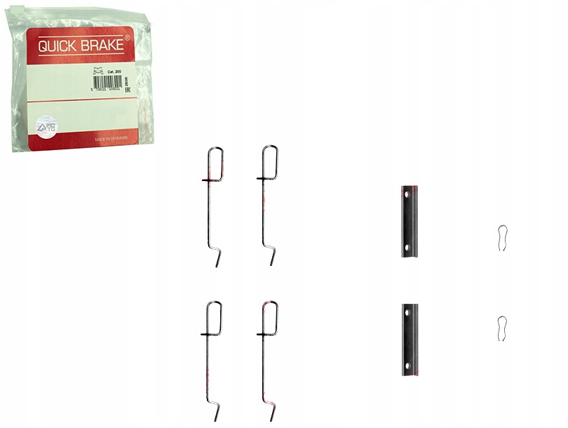 фото №1, Набір монтажний гальмівних колодок задня citroen saxo xsara xsara хетчбек xsara