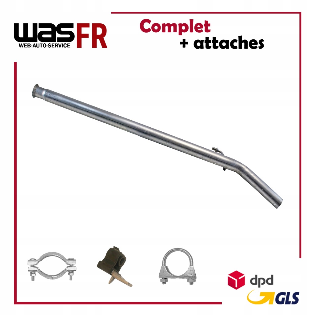 фото №4, Труба средняя renault twingo ii 2007- 1.2 tce