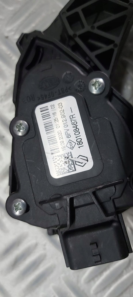 фото №6, Педаль газу потенціометр renault clio v 5 duster ii