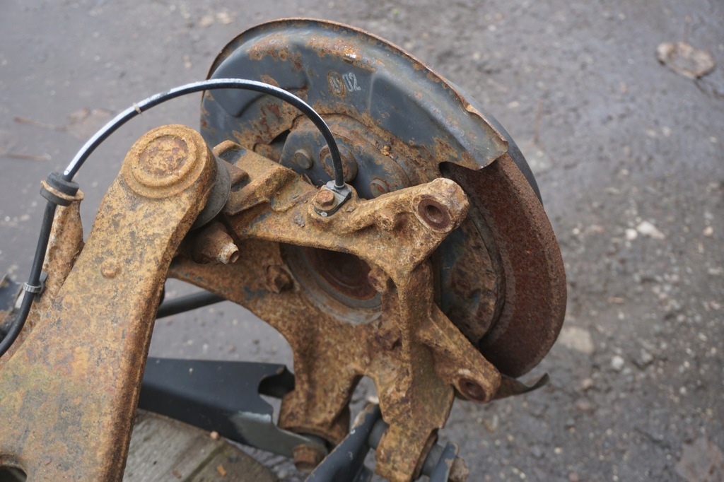 фото №7, Subaru impreza iii gh xv 07-11r задня балка підвіска поворотний кулак важіль