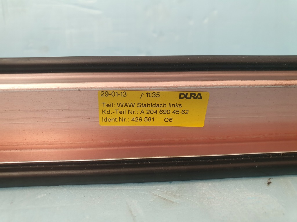 фото №6, Накладки кровельные mercedes glk w204 x204 левая правая